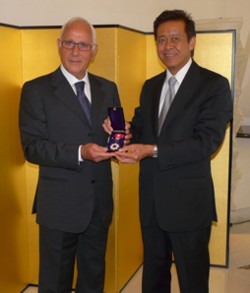 Onorificenza del Governo giapponese al Presidente della FIJLKAM